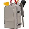 Generic Zaini da palestra per pendolarismo porta di ricarica USB Laptop Bookbag con , Grigio e marrone., Refer to description, Unisex