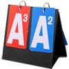 UTHCLO Tabellone Segnapunti Mini per Guandan, Score Board Portatile da Tavolo in Carta e Pp, Manuale a Ribalta, per Partite Indoor e Outdoor, Shuffleboard e Eventi Multisport