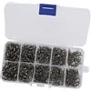 Rosvola Fishing Swivels Set with 210 Stainless Steel Connectors