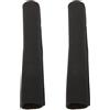 NULYLU Protezione Catena Bici 2 Pezzi in Neoprene Nero Riutilizzabile | Fissaggio Strap Hook And Loop, per Bici da Strada Corone Singole e Doppie, Viaggio