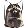 SMAZDFXX Zaino con coulisse procione borsa a tracolla zaino pieghevole borsa sportiva palestra per lo shopping yoga