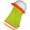 Ciieeo Copricasco Mesh Sun Shade Protector Arancia con Neck Shield Riflettente