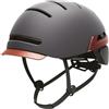 Urban Prime Urban Helmet, Casco con luci di direzione Unisex Adulto, Grigio Scuro, Taglia Unica