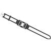 BEAZOOM Morbido cinturino in silicone per Hume Band regolabile sportivo (nero bianco)
