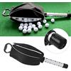 Fabater Porta Palline da Telescopico per Raccogliere 80 Palline da, con Raccoglitore in Nylon, Altezza Regolabile, Forma di Violino, Portatile e Durevole