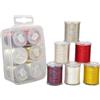 Minhe 150D poliestere 100m Fly Tie Down Line ad alta resistenza resistenza bobina per ninfe mosche bagnate mosche secche esche da pesca kit per la realizzazione di esche da pesca 6 colori