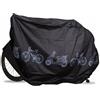 MeevrgR Copertura per bicicletta, impermeabile, antipioggia, polvere, 200 x 100 cm, Nero , Sportivo