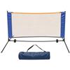 Generic Rete Pickleball Portatile Rete da Pickleball Rete da Allenamento Rete da Gioco Rete da Campo Struttura in Tubo Metallico Gambe Inclinate Barra