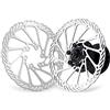 OAPNCBVY Set Pinza Freno a Disco Meccanico MTB Alluminio pressofuso F160 R140 F180 R16 per Bici da Bicicletta Tamburo Posteriori per Bicicletta(160mm x2)