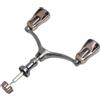 MeevrgR Mulinello da pesca a doppia manovella in metallo CNC pieghevole Rocker Grip