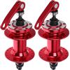 Toyvian Mozzo Ruota Bicicletta Mountain Bike 36 Fori, Lega, Rosso