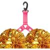 Générique Poм Pom Holder - 21,6 x 2,54 cm Pompoms Strap Lanyard | PomHolders for Cheer Bag - Cheerleader Double Poмpom Triangle Buckle | Backpack Accessory Tags Team Spirit
