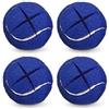 Joskeijky 4 palline da tennis per camminatori, palline da tennis premium per piedi di mobili e protezione dei duri, facili da usare, colore: blu