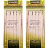 PRO FILSTAR Set di ami da pesca per Method Feeder 10 pezzi N10 monofilo