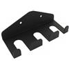 Generic Barbell Wall Rack Porta Bilanciere Ripiano Bilancieri Supporto Bilancieri Portapesi Verticale Metallo Tre V Spaziati 33mm E Fori Preforati per Parete