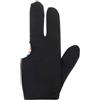getuse Guanto Stecca Biliardo 3 Dita Nero In Nylon Elasticizzato
