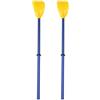 JOINPAYA Pagaia Kayak in Plastica Pp Blu, Smontabile, per Barca Gonfiabile | Coppia, Lunghezza Regolabile, Superficie Liscia, Facile da Trasportare