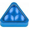 TISHITA Custodia Punta Biliardo Porta Punte Astuccio Triangolare Box Punte Ricambio in Alluminio Leggero con Vassoio Interno E Chiusura Stabile Adatta per, Blu, Blu