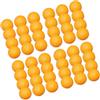 minkissy Palline Ping Pong per Allenamento, 60 Pezzi in Plastica con Foro, Gialle, per Macchina di Allenamento