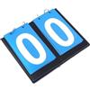 CAFFEN Segnapunti Tabellone segnapunti Digitale da Tavolo Portatile for Allenatori Sportivi for Calcio, pallavolo, Basket, Badminton, Tennis(2 Blue Scoreboard)