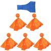 Gatuida 6 Pezzi Set di Sacchetti da Calcio per Segnare i Calci di Rigore con Bandierine, Tessuto Oxford Resistente e Struttura in Acciaio, Facile da Trasportare per Partite di Calcio