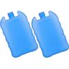 LALAFINA Cool Packs for Cooler, Reusable Freezer Ice Container, 2 Pezzi Blocchi di Ghiaccio Riutilizzabili in PE Blu per attività All'aperto e Lunch Box