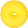 WRITWAA Pallone Pilates Giallo in Pvc per Allenamento Equilibrio e Potenziamento Addominali, Sfera da Ginnastica per Training Core e Uso Quotidiano