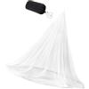 ZWWAAZHF Tenda portatile per campeggio, facile da montare, con trasporto, colore: bianco
