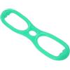 KONTONTY Corda di Resistenza in Silicone per Yoga e Fitness, Fascia Muscolare Elastica Verde, Attrezzo per Allenamento Forza e Tonificazione Muscolare