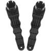 Homoyoyo 2 Pezzi Chiave per Valvola Aria in Plastico Nero 6 Scanalature, Strumento Multifunzionale per Manutenzione Quotidiana e Avventure All'aperto Kayak e Paddleboard