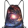 SMAZDFXX Zaino con coulisse Borsa sportiva da palestra Cosmic Storm Borse con coulisse per palestra Sport Yoga Viaggio Medio