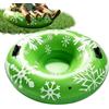 Generico Tubi Neve Per Adulti Donut da Slittino in PVC Ispessito 90x90 cm