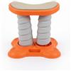 Baoblaze Push Up Attrezzo Palestra Supporto Flessioni Barra Pressa Assistita Stazione con Struttura PP Acciaio E Base Larga, Arancione Vivace, Modello Femminile Con Supporto A Doppia Molla