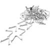 ibasenice 40 Pezzi Clip Molla Bottone V Shape per Pagaia Kayak e Pali Tenda Fermapalo Scatto per Ombrelli e Accessori Campeggio Clip Molla Cava Doppia Testa per Tubo Telescopico