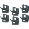 BIUDECO Arrow Rest for Recurve, Plastic Arrow Rest per, 6 Pezzi in ABS Nero, Autoadesivi, per Accessori