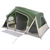 QJBSAVVA Tenda da Campeggio a Casetta Verde 480x273x205 cm in Acciaio