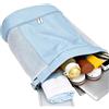 Jvjggag Draw String Back Bag Mesh Impermeabile Leggero Grande Capacità Pouch, Blu, Refer to description, Unisex