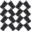 MAGICLULU 24 Pezzi Fibbia per Zaino Nero in Pom Prestazioni Heavy Duty, Clip per Cinghie, Accessorio per Borse da Montagna e Escursionismo