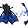Fonowx Maschera Subacquea con Set Maschera Snorkel Visivo Ampio con Vetro Temperato Antiacqua con Valvola di con Fibbia a Sgancio Rapido Silicone Morbido, color to 12, S