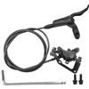 OAPNCBVY Freno Idraulico A2 MTB Dischi Olio Bici Leva 2 Pistoni 160MM 180MM Rotore Pinza Anteriore Posteriore Sinistra Destra Tamburo Posteriori per Bicicletta(180 Right Rear)