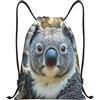 SMAZDFXX Zaino con coulisse Borsa sportiva da palestra Lovely Koala Borse con coulisse per palestra Sport Yoga Viaggio Medio