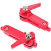 TOYANDONA 2 Pezzi Clip di Rilascio Pesante Rosso in Plastica per Pesca Traina Resistente alla Corrosione per Attrezzi da Pesca Marini Acqua Salata Accessorio Compatto e Leggero