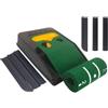 Generisch Tappetino da golf per allenamento per interni ed esterni, verde | Putting Green Pad - Attrezzatura da golf portatile con area di colpo, attrezzatura da golf per interni ed esterni