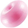 SHERCHPRY Sfera da Yoga a Forma di Ciambella in Pvc Antiscoppio con Pompa ad Aria Inclusa per Pilates e Allenamento di Stabilità a Casa Colore Rosa
