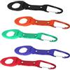 Abaodam 6 Pezzi Water Bottle Carrier Clip Water Bottle Hook Buckle Portabottiglie da Zaino in Alluminio Gomma e Nylon Portatile per Bottiglia per Camminata e Viaggio Colore Colore Casuale
