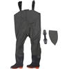Zohisin Hip Wader Uomo Trampoliere da Pesca con Pantaloni da trampoliere per lavori in Campeggio Escursionismo Verde Taglia 42 (43)