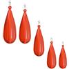 DIYEAH Tappi da Allenamento per Pesca in PVC Arancia 5 Pezzi