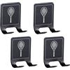 PANFHGFG Supporto espositore Verticale per Rack stoccaggio | Gancio da parete in acciaio inossidabile per riporre le racchette da badminton, display verticale per allenamenti