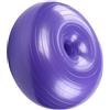 EXCEART Sfera da Yoga a Forma di Ciambella in Pvc Porpora Anti-esplosione con Pompa ad Aria Inclusa, per Pilates e Ginnastica a Casa