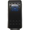 Asyduey 12v 20 Amp Impermeabile LED Blu On/off Marine SPST 3P Interruttore a bilanciere con Luce